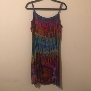 Rainbow Tie-dye Festival Dress